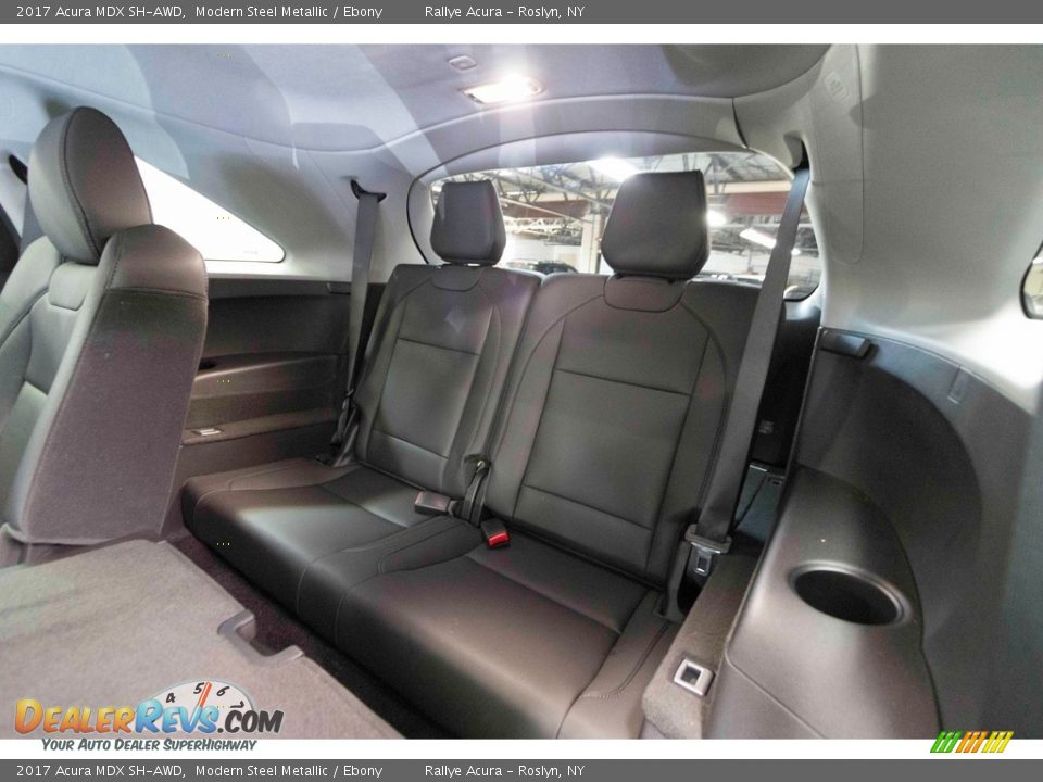 2017 Acura MDX SH-AWD Modern Steel Metallic / Ebony Photo #35