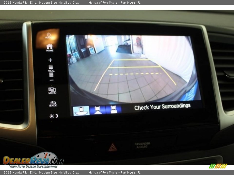 2018 Honda Pilot EX-L Modern Steel Metallic / Gray Photo #26