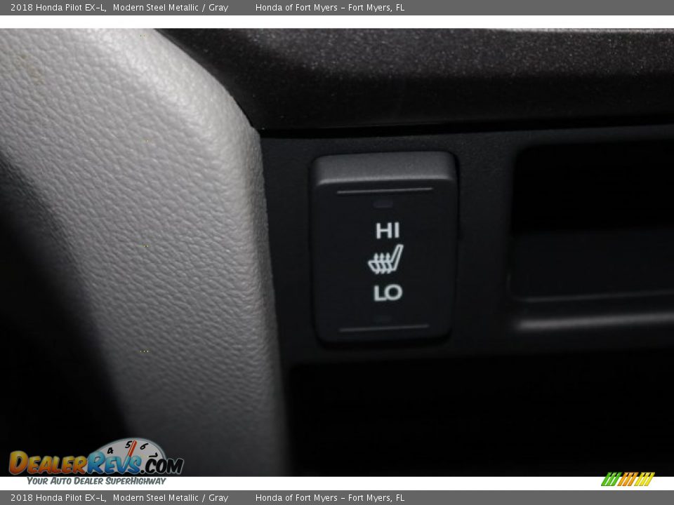 2018 Honda Pilot EX-L Modern Steel Metallic / Gray Photo #29