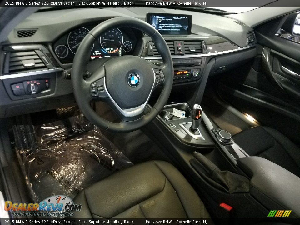 2015 BMW 3 Series 328i xDrive Sedan Black Sapphire Metallic / Black Photo #14
