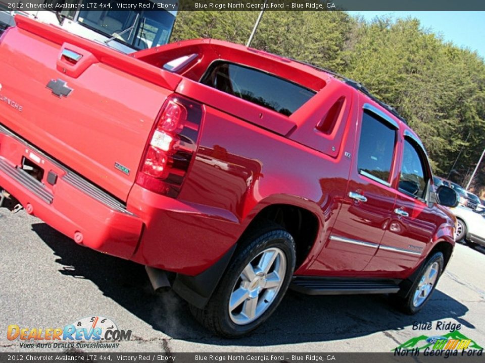 2012 Chevrolet Avalanche LTZ 4x4 Victory Red / Ebony Photo #34
