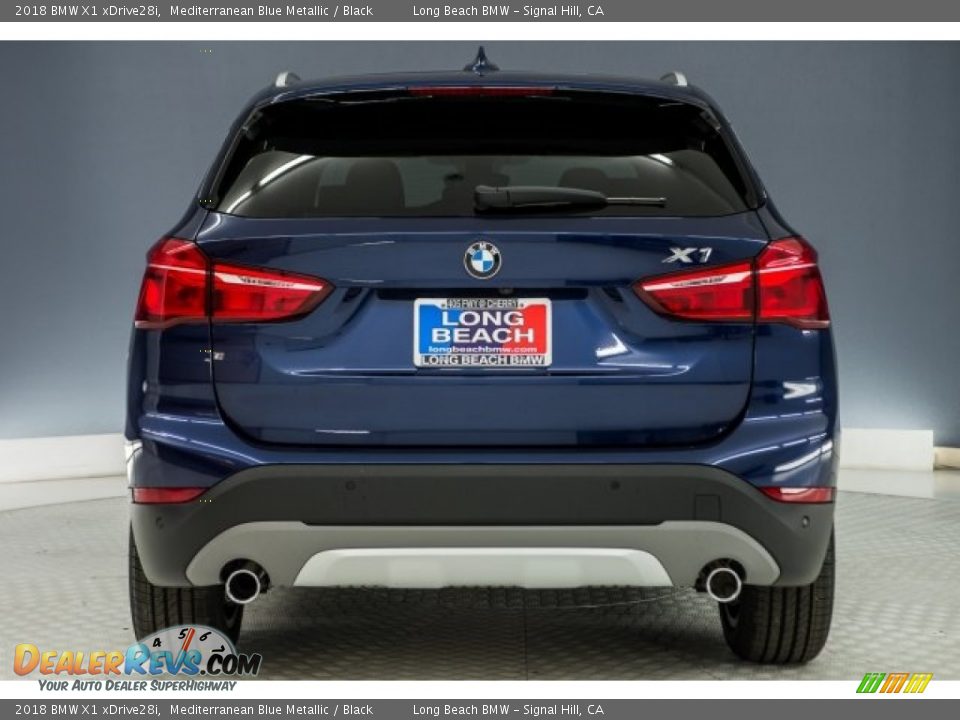 2018 BMW X1 xDrive28i Mediterranean Blue Metallic / Black Photo #3