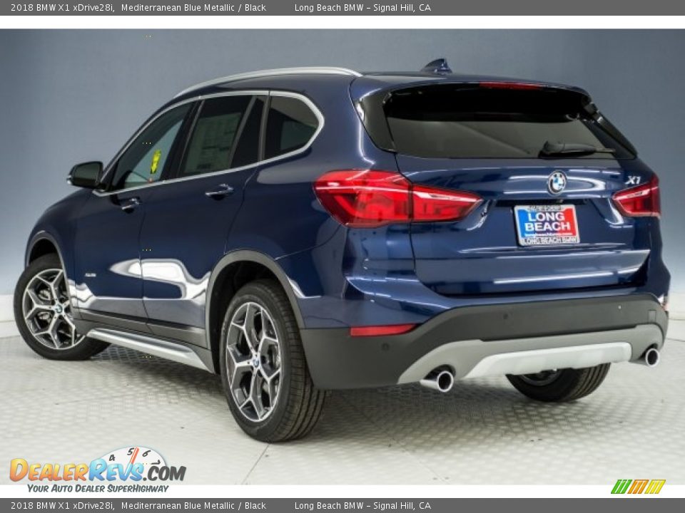 2018 BMW X1 xDrive28i Mediterranean Blue Metallic / Black Photo #4