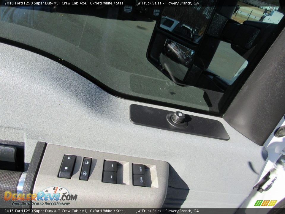 2015 Ford F250 Super Duty XLT Crew Cab 4x4 Oxford White / Steel Photo #13