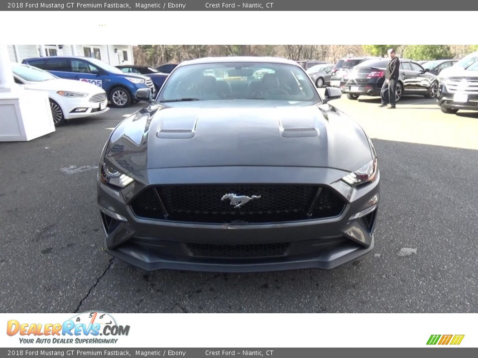 2018 Ford Mustang GT Premium Fastback Magnetic / Ebony Photo #2