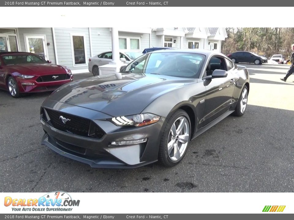 2018 Ford Mustang GT Premium Fastback Magnetic / Ebony Photo #3
