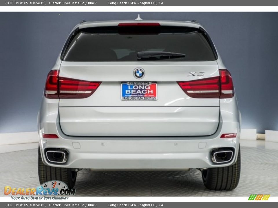 2018 BMW X5 sDrive35i Glacier Silver Metallic / Black Photo #3