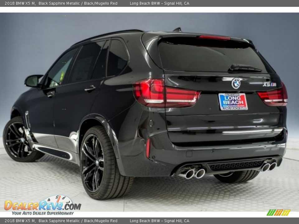2018 BMW X5 M Black Sapphire Metallic / Black/Mugello Red Photo #4
