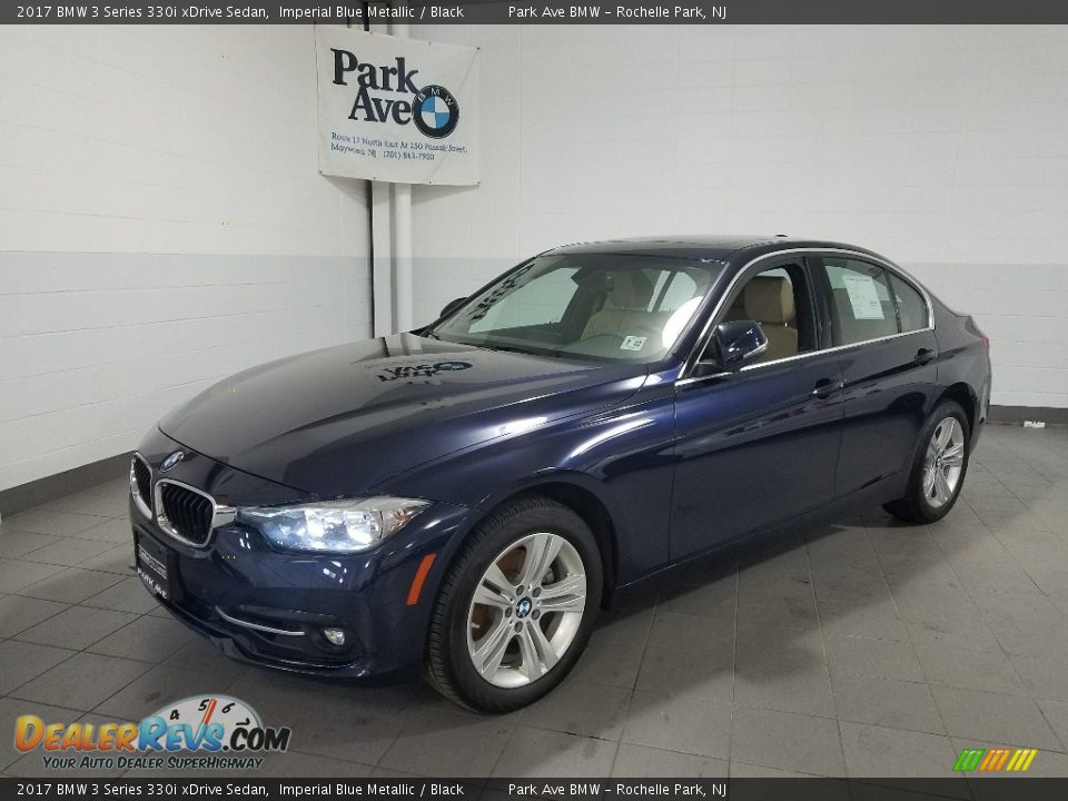 2017 BMW 3 Series 330i xDrive Sedan Imperial Blue Metallic / Black Photo #1
