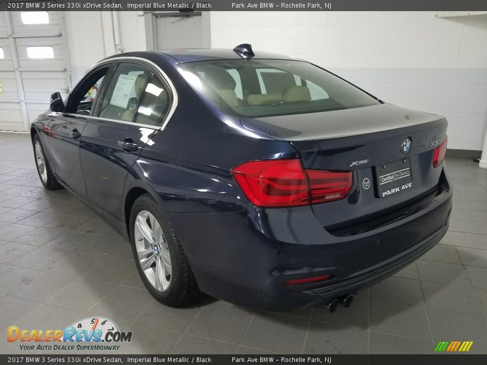 2017 BMW 3 Series 330i xDrive Sedan Imperial Blue Metallic / Black Photo #3