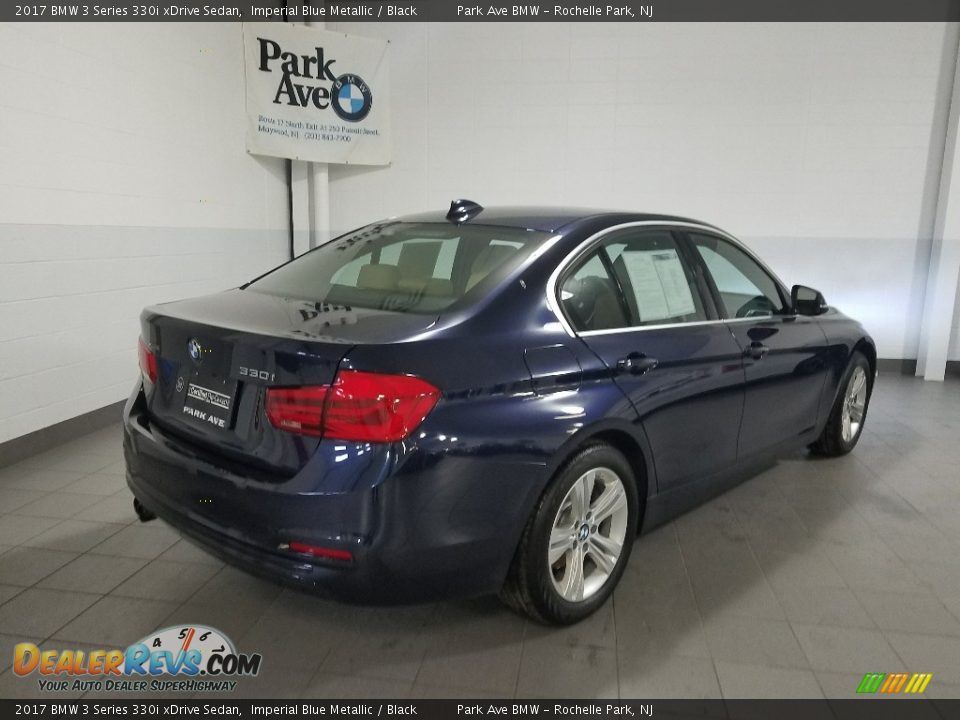 2017 BMW 3 Series 330i xDrive Sedan Imperial Blue Metallic / Black Photo #5