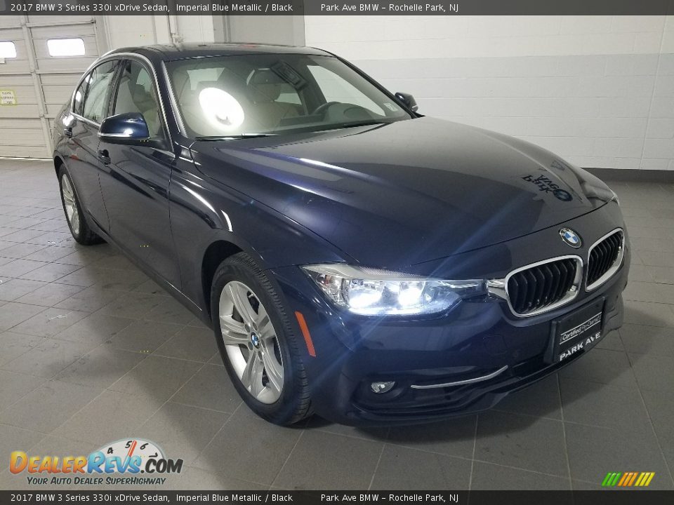 2017 BMW 3 Series 330i xDrive Sedan Imperial Blue Metallic / Black Photo #7