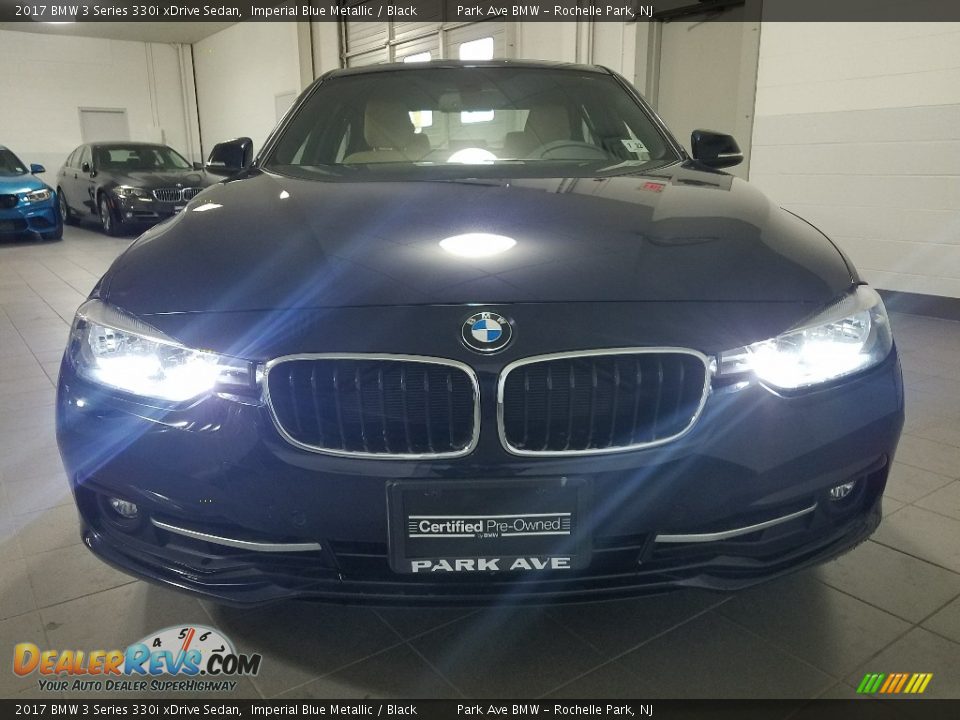 2017 BMW 3 Series 330i xDrive Sedan Imperial Blue Metallic / Black Photo #8