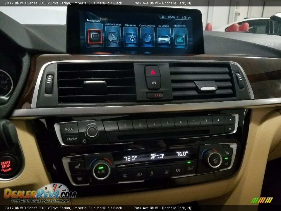 2017 BMW 3 Series 330i xDrive Sedan Imperial Blue Metallic / Black Photo #15