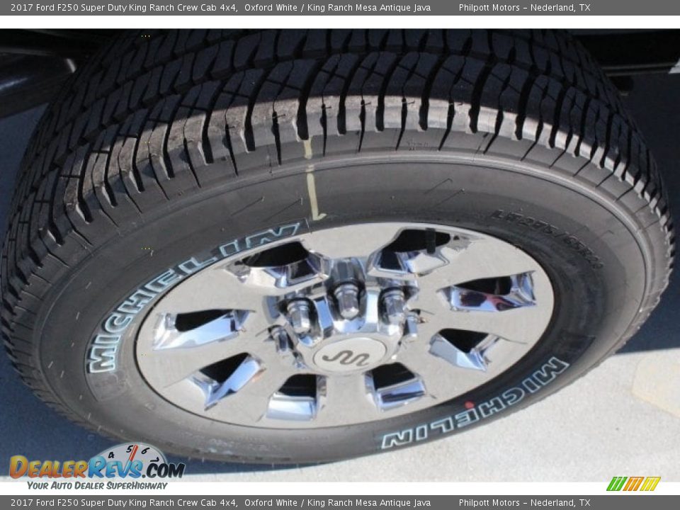2017 Ford F250 Super Duty King Ranch Crew Cab 4x4 Oxford White / King Ranch Mesa Antique Java Photo #9