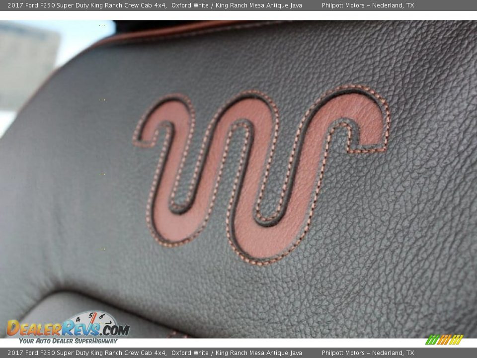 2017 Ford F250 Super Duty King Ranch Crew Cab 4x4 Oxford White / King Ranch Mesa Antique Java Photo #14