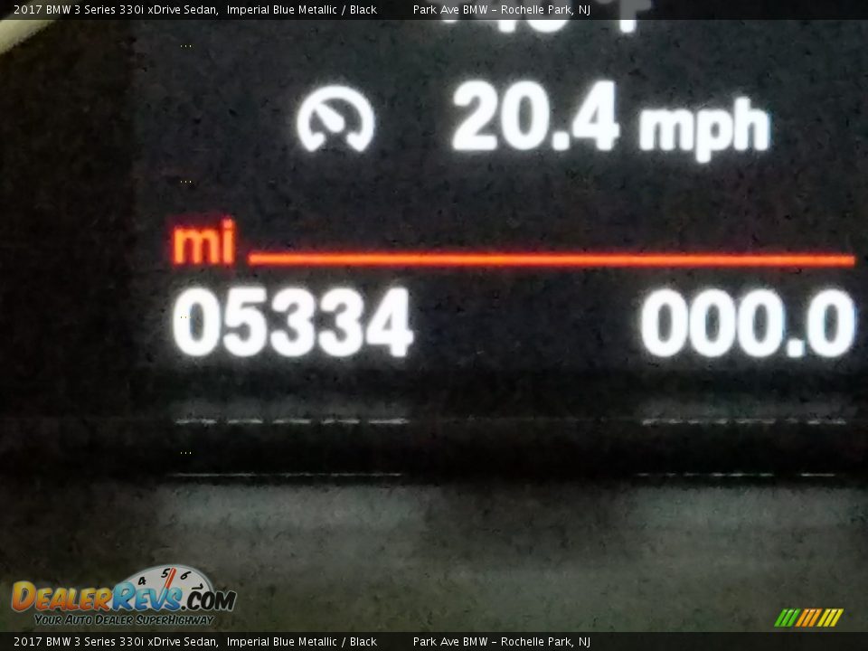 2017 BMW 3 Series 330i xDrive Sedan Imperial Blue Metallic / Black Photo #18