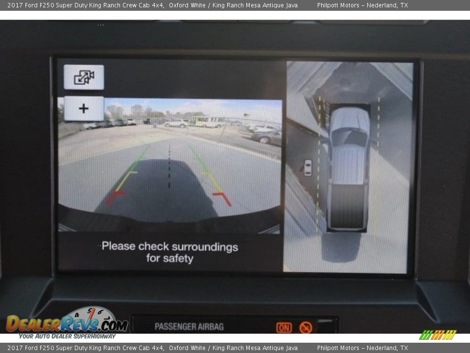 2017 Ford F250 Super Duty King Ranch Crew Cab 4x4 Oxford White / King Ranch Mesa Antique Java Photo #16