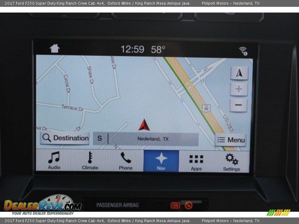 2017 Ford F250 Super Duty King Ranch Crew Cab 4x4 Oxford White / King Ranch Mesa Antique Java Photo #17