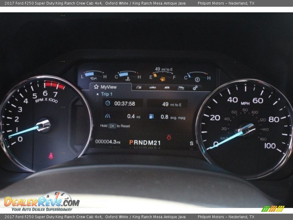 2017 Ford F250 Super Duty King Ranch Crew Cab 4x4 Oxford White / King Ranch Mesa Antique Java Photo #23