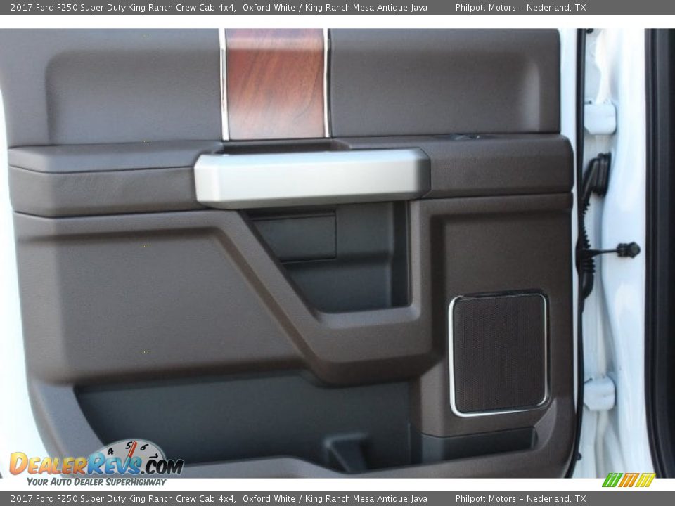 2017 Ford F250 Super Duty King Ranch Crew Cab 4x4 Oxford White / King Ranch Mesa Antique Java Photo #25