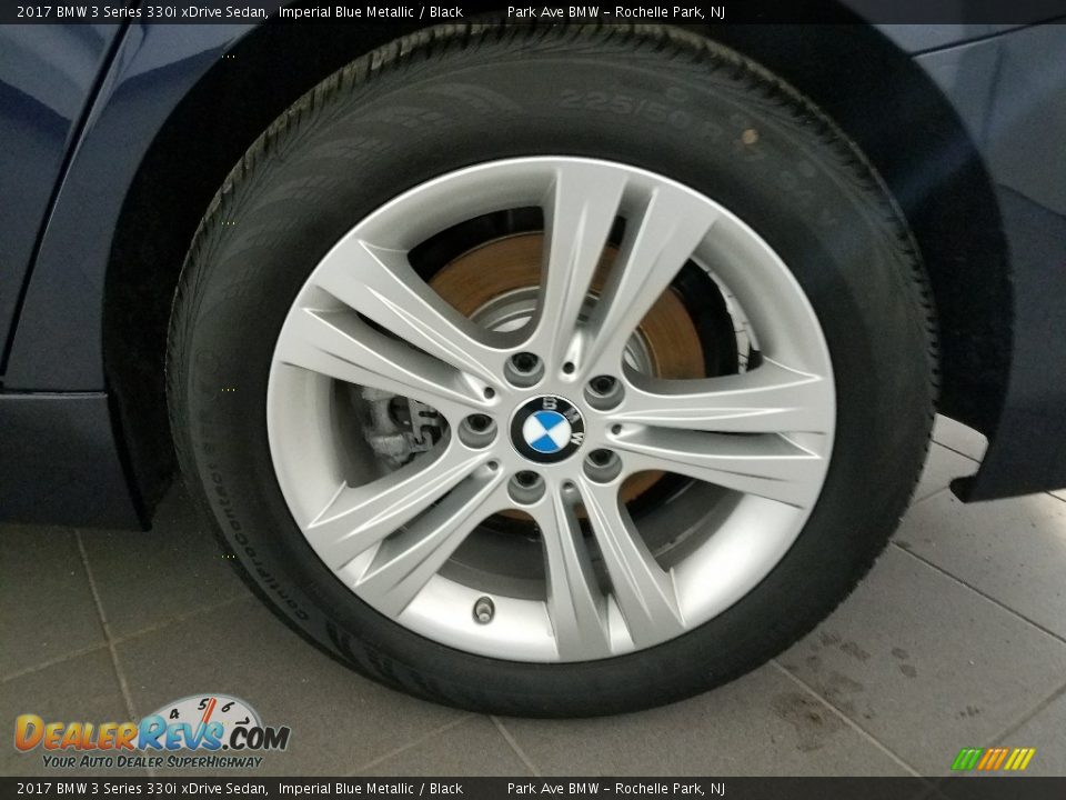 2017 BMW 3 Series 330i xDrive Sedan Imperial Blue Metallic / Black Photo #25