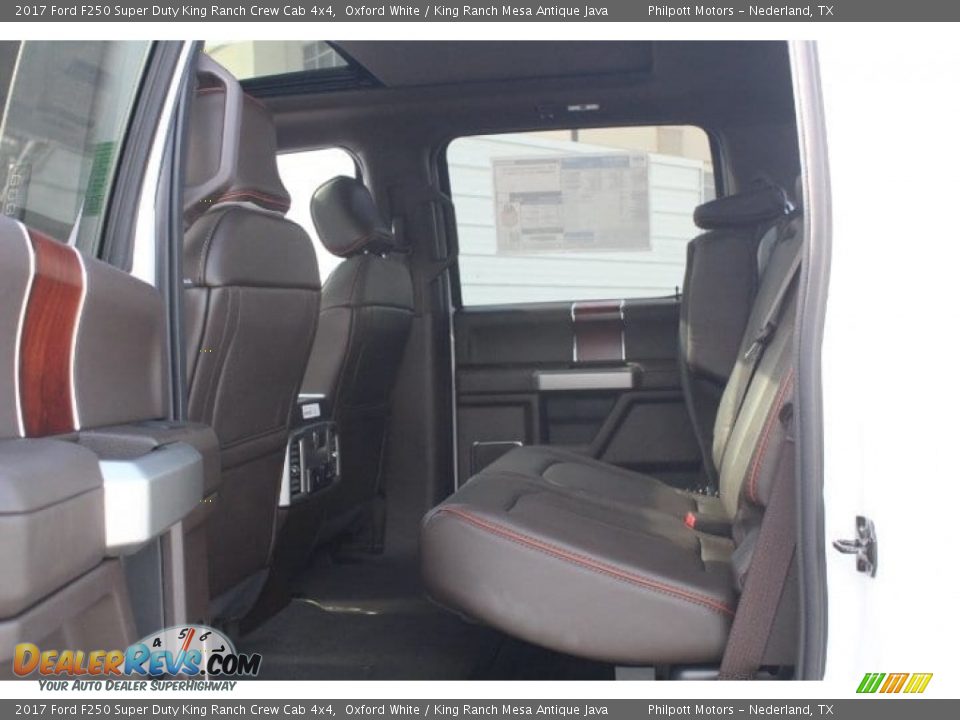 2017 Ford F250 Super Duty King Ranch Crew Cab 4x4 Oxford White / King Ranch Mesa Antique Java Photo #26