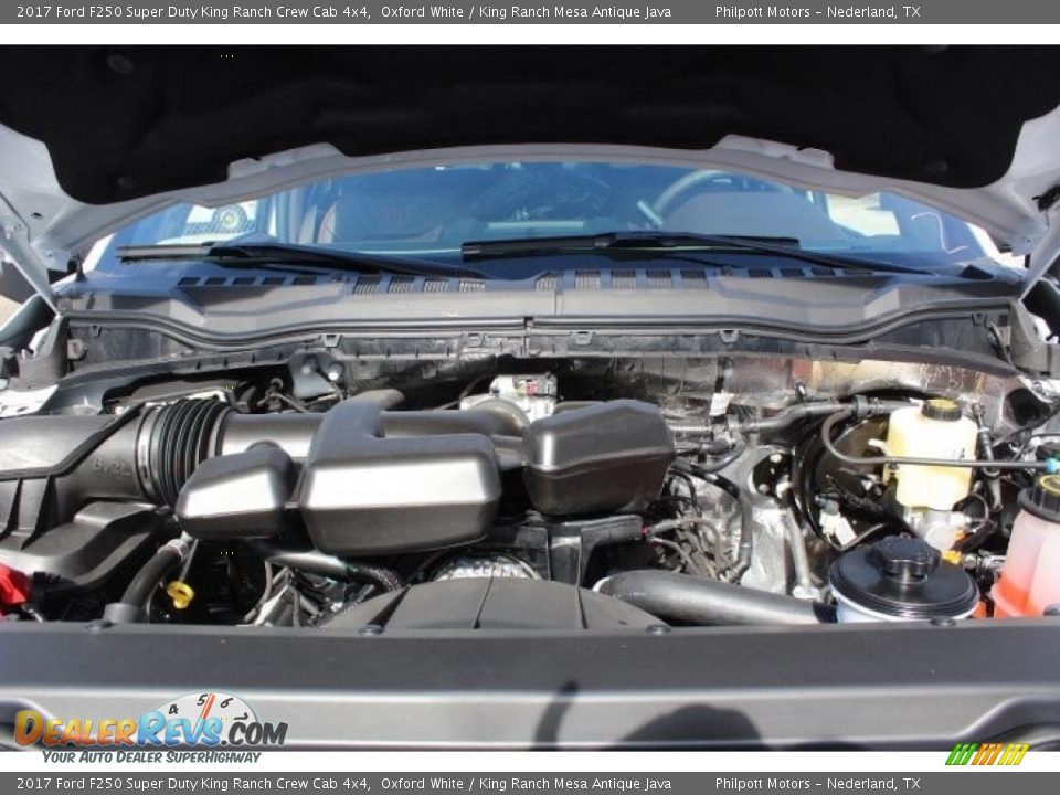 2017 Ford F250 Super Duty King Ranch Crew Cab 4x4 Oxford White / King Ranch Mesa Antique Java Photo #35