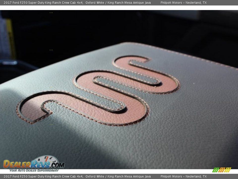 2017 Ford F250 Super Duty King Ranch Crew Cab 4x4 Oxford White / King Ranch Mesa Antique Java Photo #36