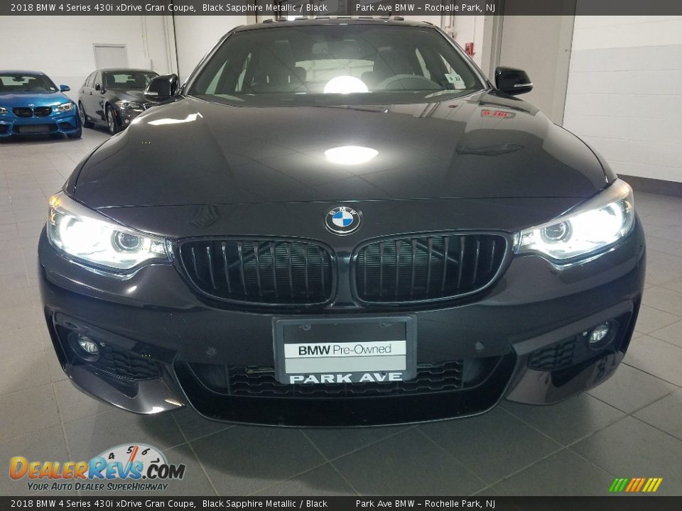 2018 BMW 4 Series 430i xDrive Gran Coupe Black Sapphire Metallic / Black Photo #8