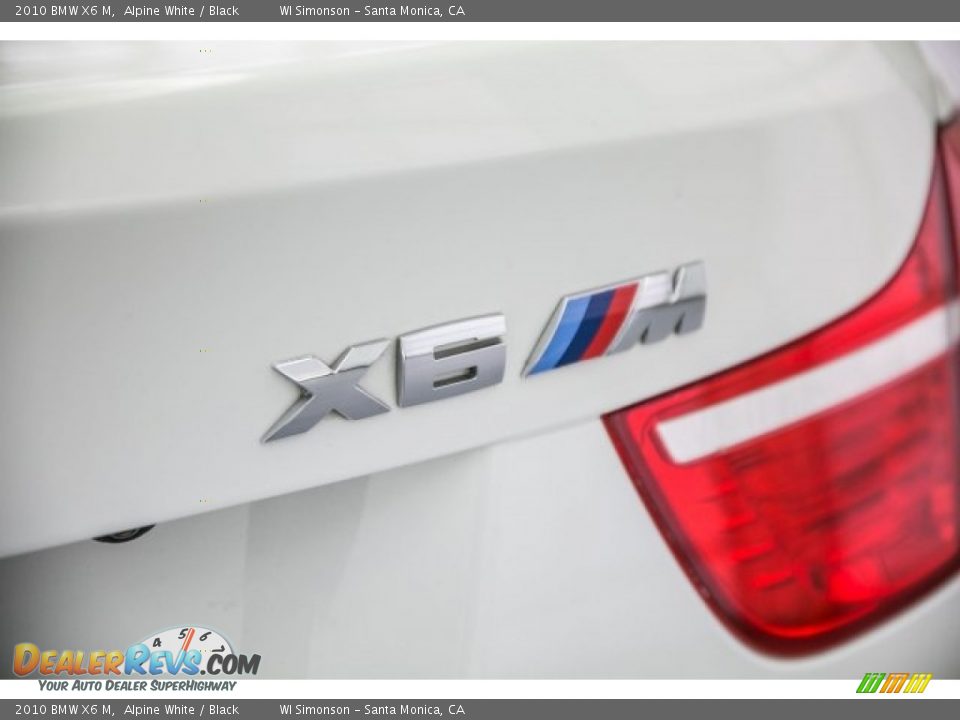 2010 BMW X6 M Alpine White / Black Photo #7