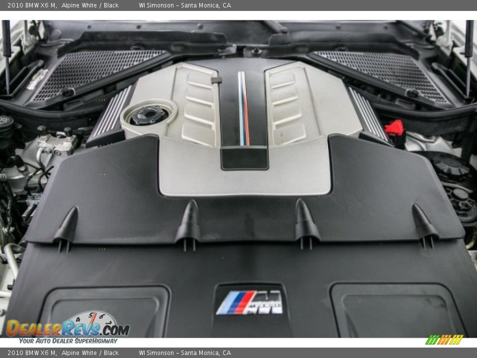 2010 BMW X6 M Alpine White / Black Photo #9