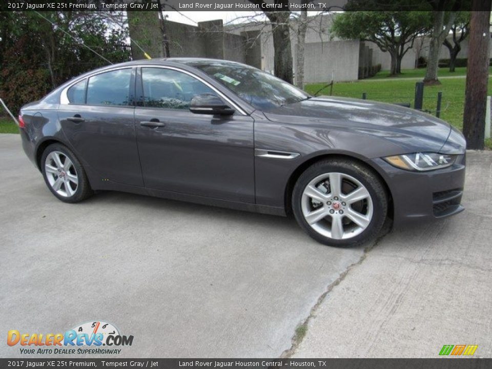 2017 Jaguar XE 25t Premium Tempest Gray / Jet Photo #1