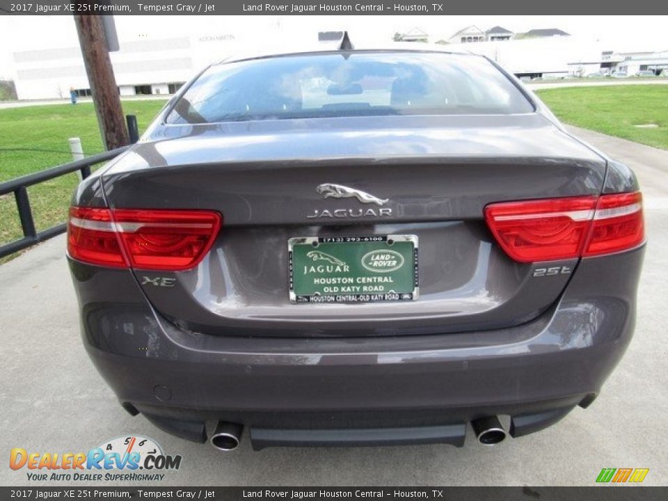 2017 Jaguar XE 25t Premium Tempest Gray / Jet Photo #7