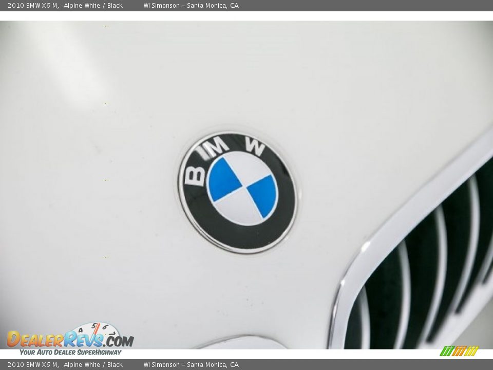 2010 BMW X6 M Alpine White / Black Photo #29