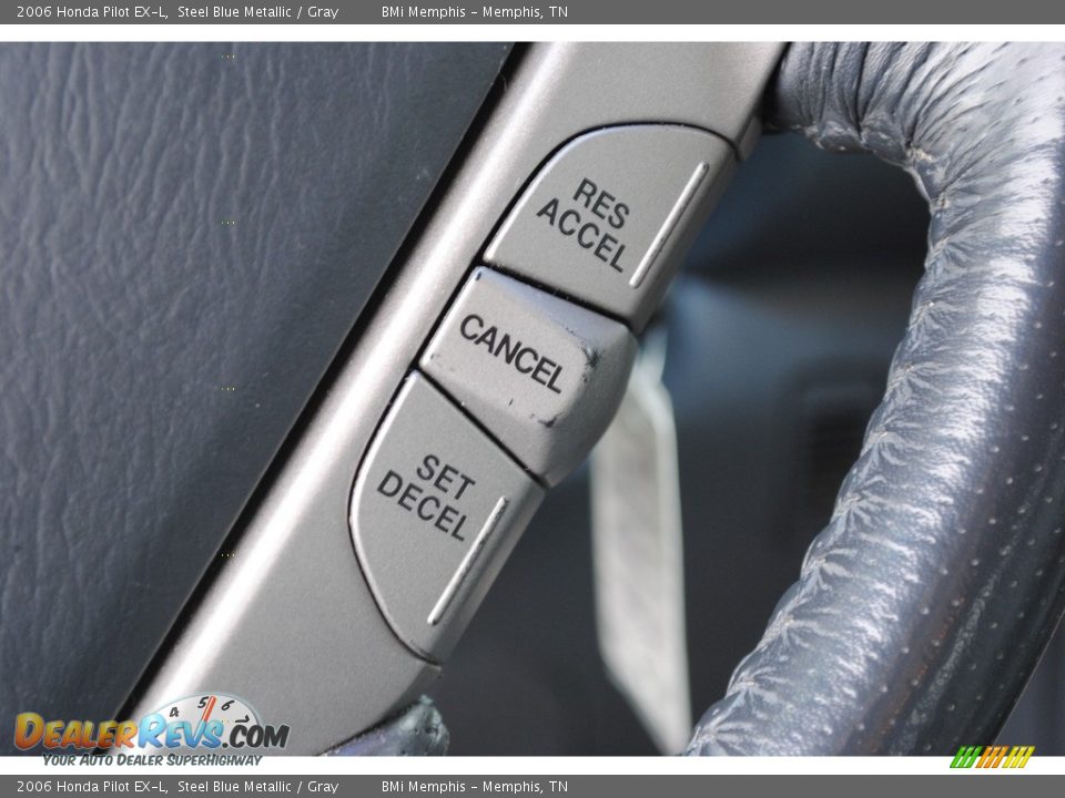 2006 Honda Pilot EX-L Steel Blue Metallic / Gray Photo #15