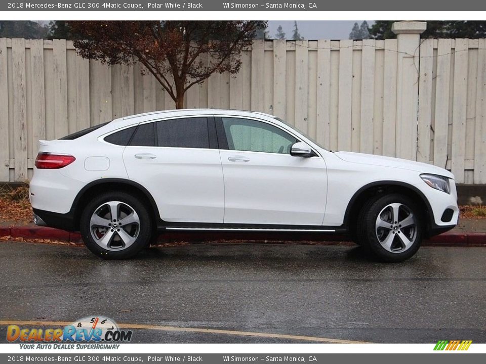 2018 Mercedes-Benz GLC 300 4Matic Coupe Polar White / Black Photo #5