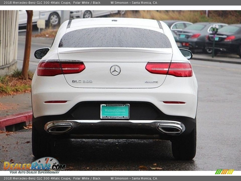 2018 Mercedes-Benz GLC 300 4Matic Coupe Polar White / Black Photo #7