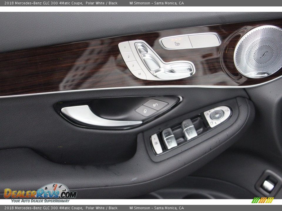 2018 Mercedes-Benz GLC 300 4Matic Coupe Polar White / Black Photo #9