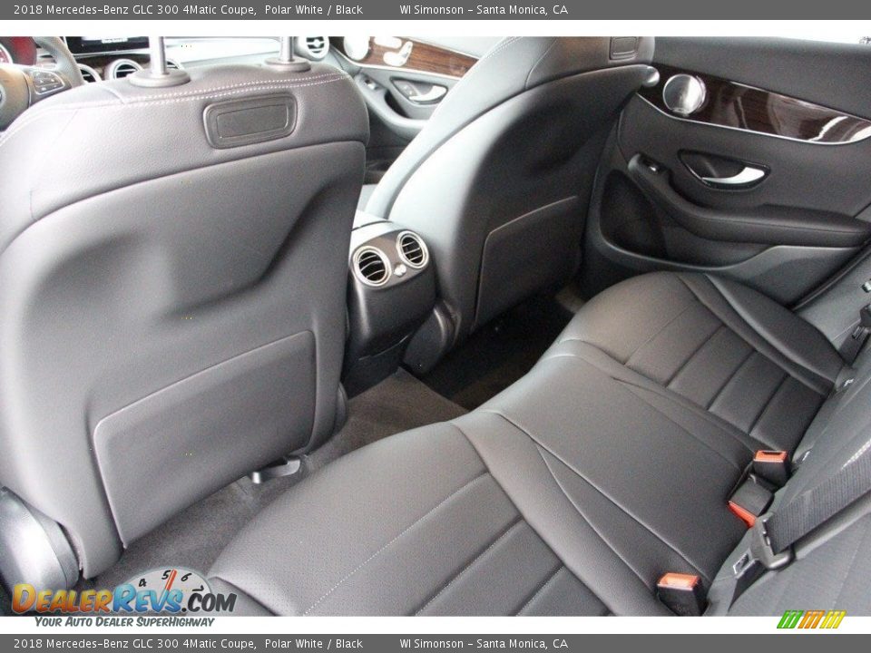 2018 Mercedes-Benz GLC 300 4Matic Coupe Polar White / Black Photo #10