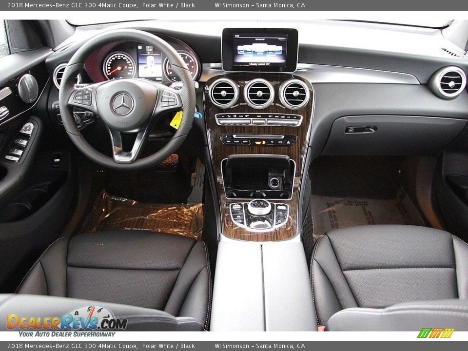 2018 Mercedes-Benz GLC 300 4Matic Coupe Polar White / Black Photo #11