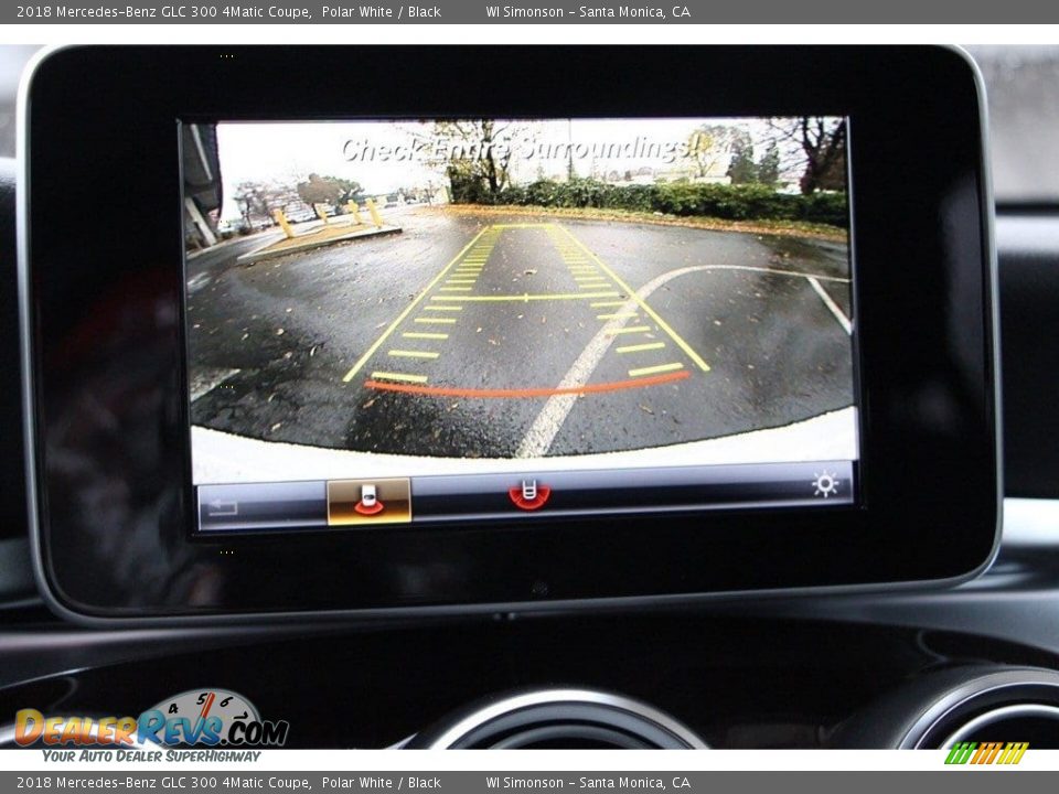 2018 Mercedes-Benz GLC 300 4Matic Coupe Polar White / Black Photo #14