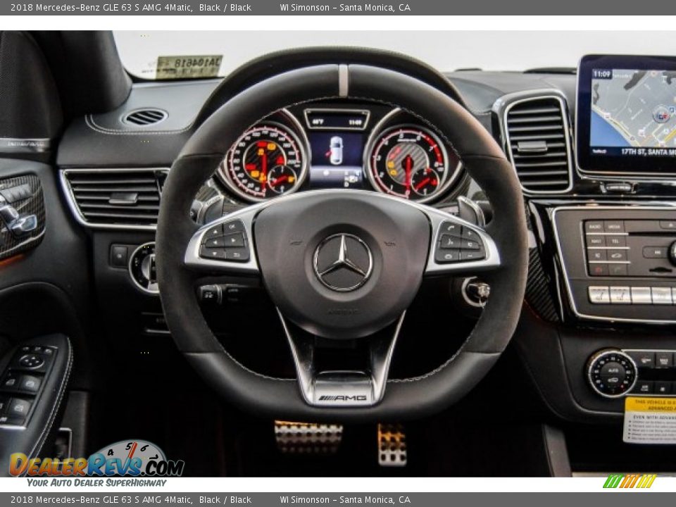 2018 Mercedes-Benz GLE 63 S AMG 4Matic Steering Wheel Photo #26