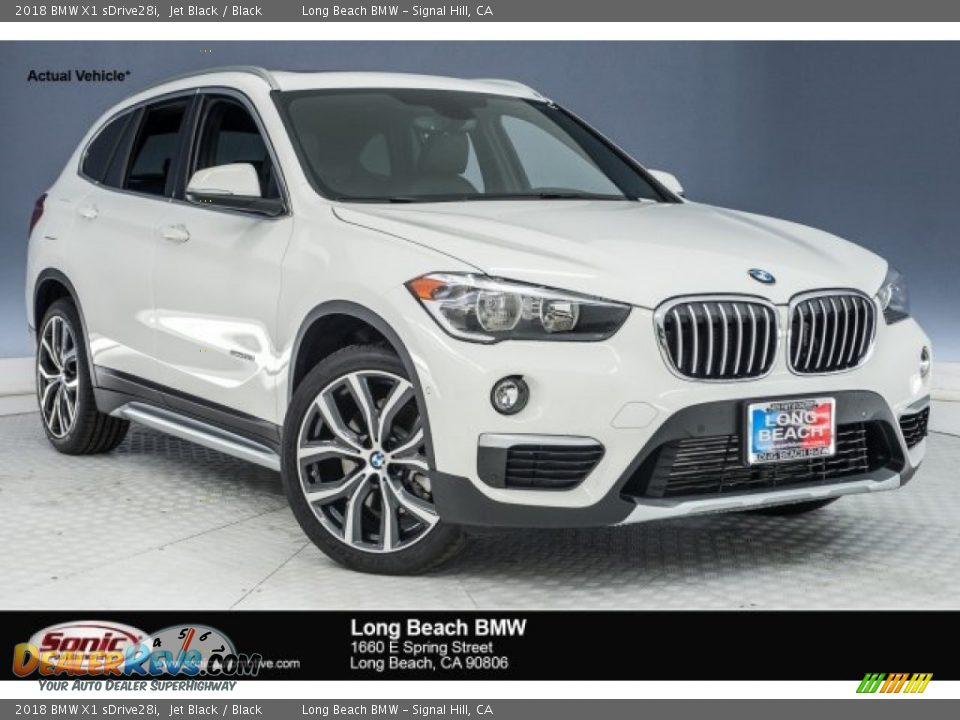 2018 BMW X1 sDrive28i Jet Black / Black Photo #1