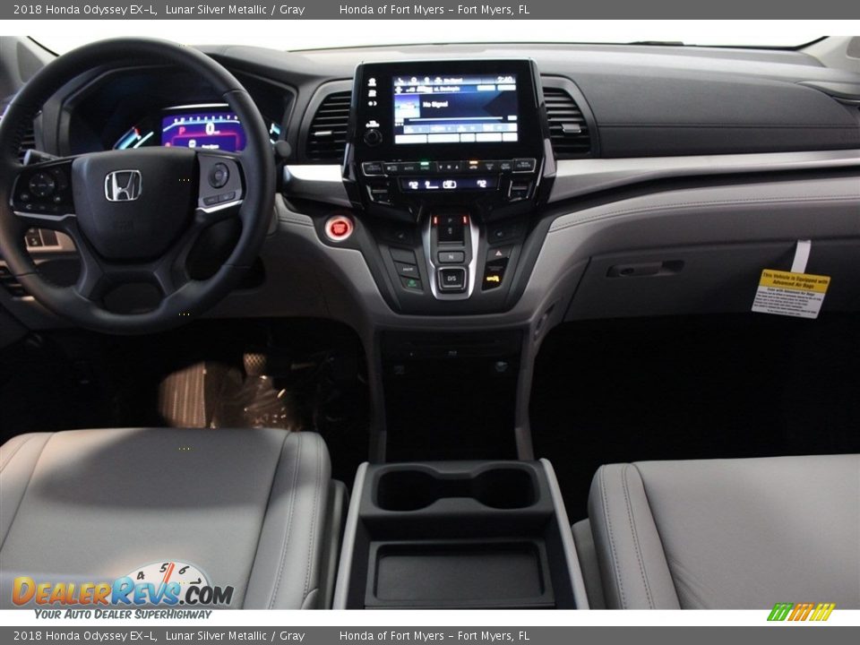 2018 Honda Odyssey EX-L Lunar Silver Metallic / Gray Photo #8