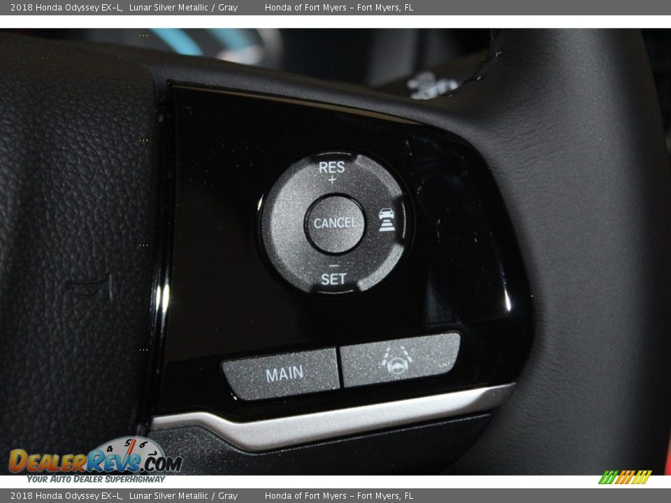 2018 Honda Odyssey EX-L Lunar Silver Metallic / Gray Photo #15