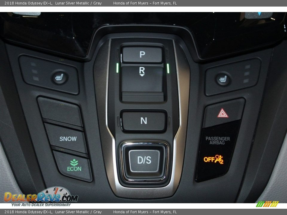 2018 Honda Odyssey EX-L Lunar Silver Metallic / Gray Photo #21