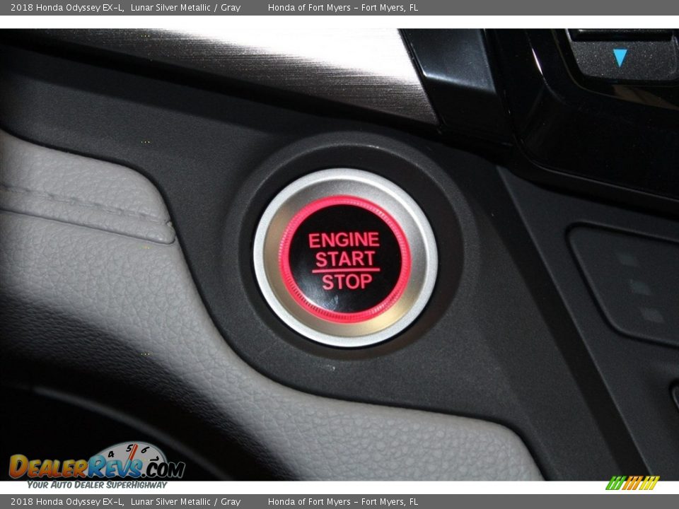 2018 Honda Odyssey EX-L Lunar Silver Metallic / Gray Photo #22