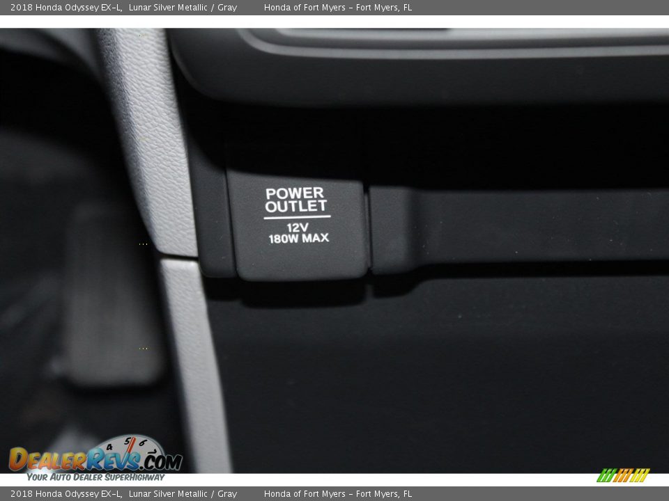 2018 Honda Odyssey EX-L Lunar Silver Metallic / Gray Photo #23