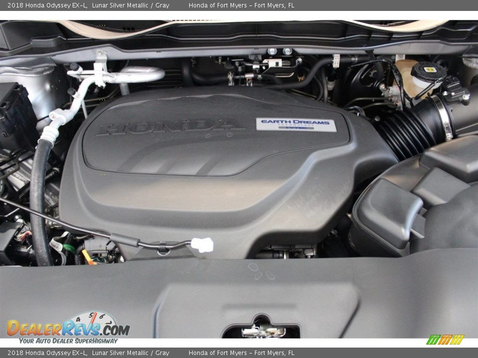 2018 Honda Odyssey EX-L Lunar Silver Metallic / Gray Photo #32